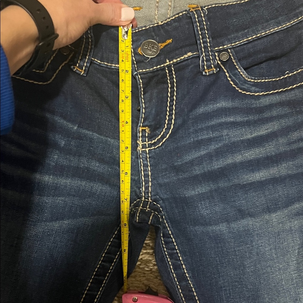 BKE Women's Boot Cut Jeans in Dark Blue - Picture 3 of 8